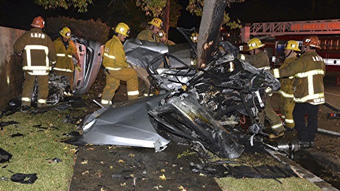 Riverdale actor car crash aftermath photo