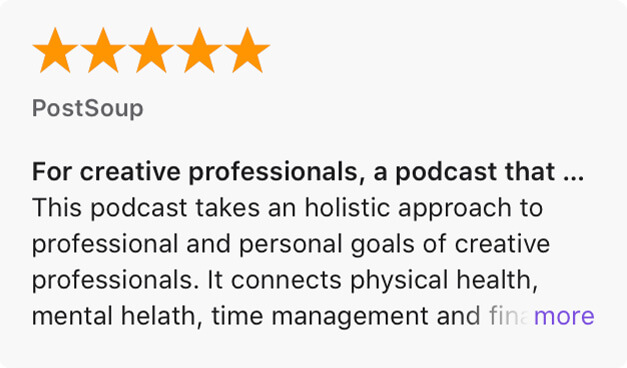 Optimize Yourself Podcast Review: 5 stars by PostSoup